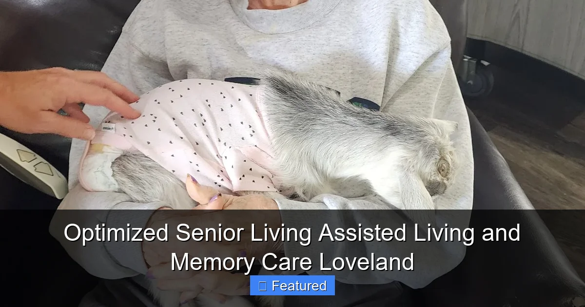 Optimized Senior Living Assisted Living and Memory Care Loveland