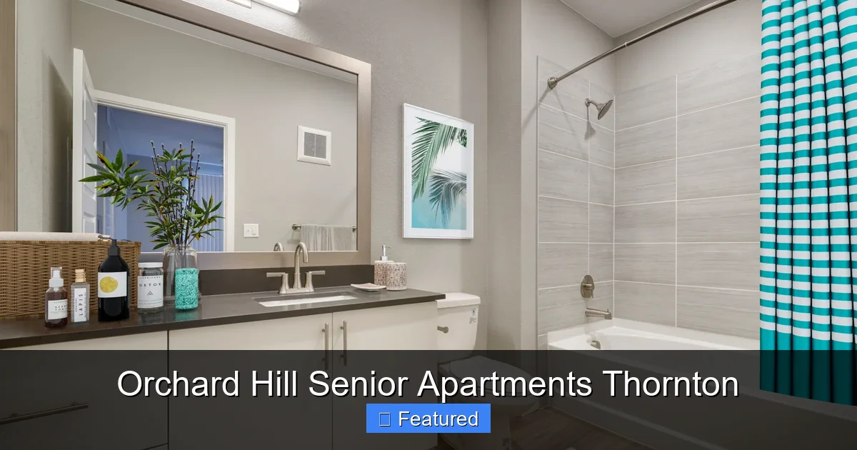Orchard Hill Senior Apartments Thornton