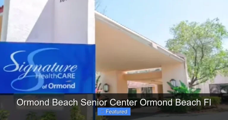 Ormond Beach Senior Center Ormond Beach Fl