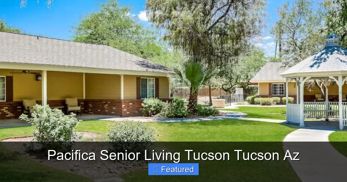 Pacifica Senior Living Tucson Tucson Az
