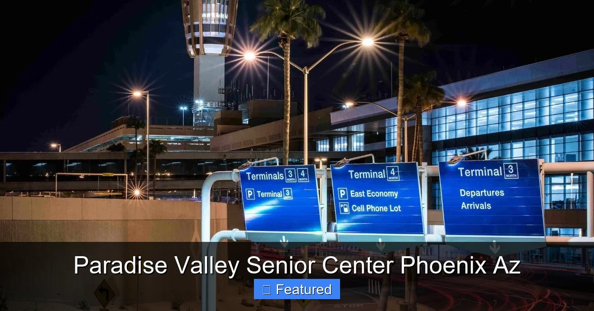 Paradise Valley Senior Center Phoenix Az