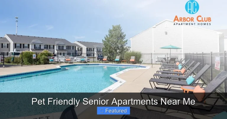 Pet Friendly Senior Apartments Near Me