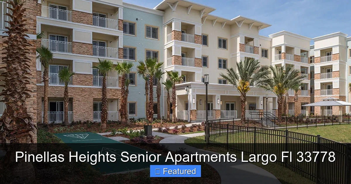 Pinellas Heights Senior Apartments Largo Fl 33778