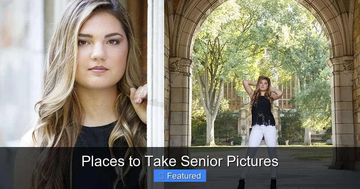 Places to Take Senior Pictures