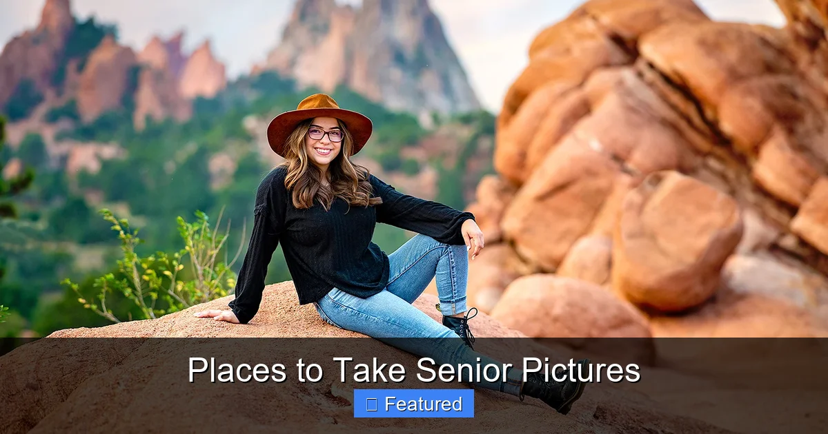 Places to Take Senior Pictures