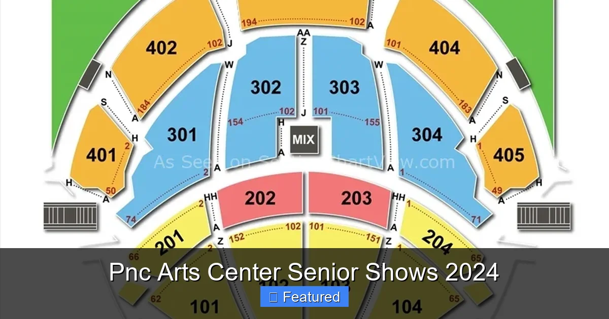 Pnc Arts Center Senior Shows 2024