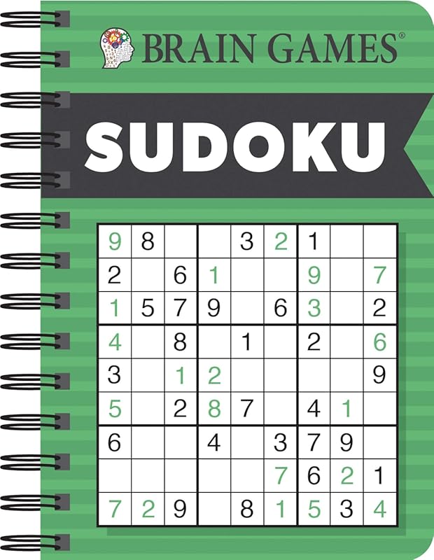 Brain Games To Go Sudoku: Portable Puzzle Book for Travel and Daily Br