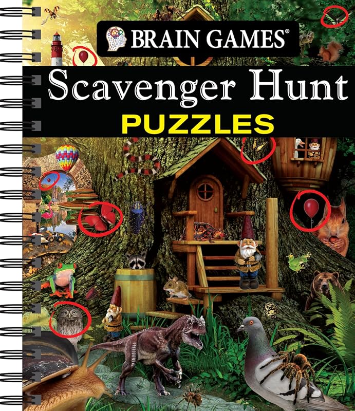 Brain Games Scavenger Hunt Puzzles: Fun and Challenging Scavenger Hunt