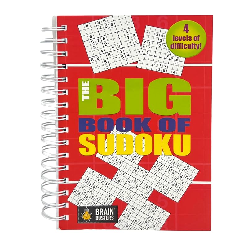 Brain Busters Big Book of Sudoku: Over 500 Puzzles & Solutions from Ea