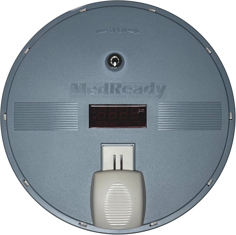 1700 Medication Dispenser with Flashing Light Alert for Easy Medicatio