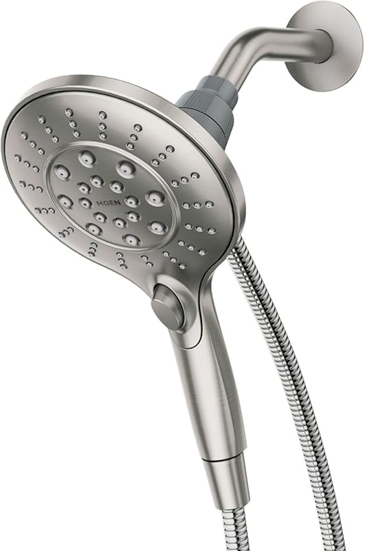 Moen Engage Spot Resist Brushed Nickel Six-Function Handheld Showerhea