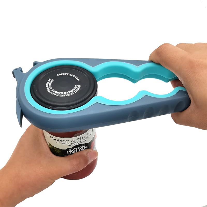 Otstar Multi-Functional Jar Bottle Can Opener for Seniors and Weak Han