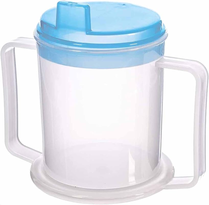 Life Healthcare Adult Drinking Cup: 300ml Non Spill, Dishwasher Safe N