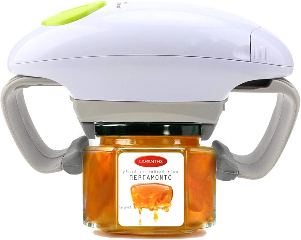 Strong Tough Automatic Electric Jar Opener: Hands-Free Kitchen Gadget 