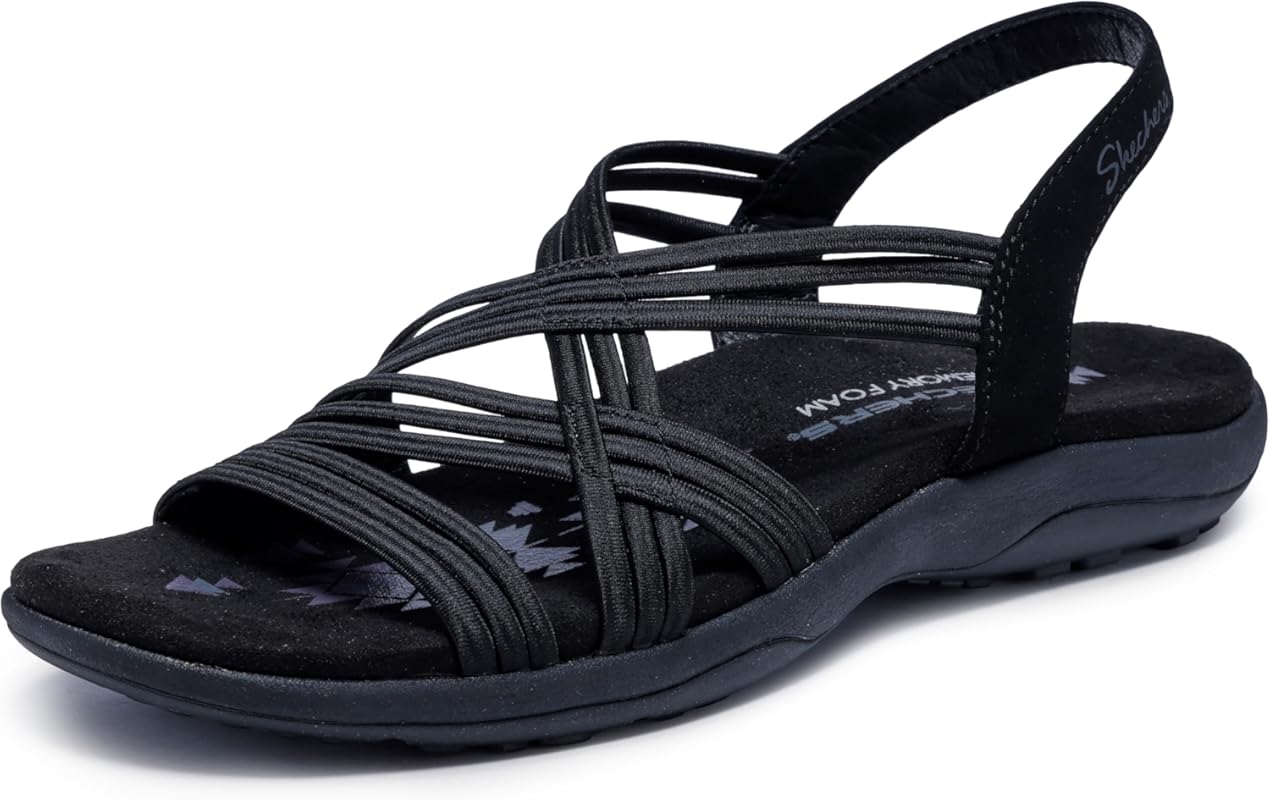 Skechers Women's Reggae Slim Simply Stretch Sandals: Comfortable Stret
