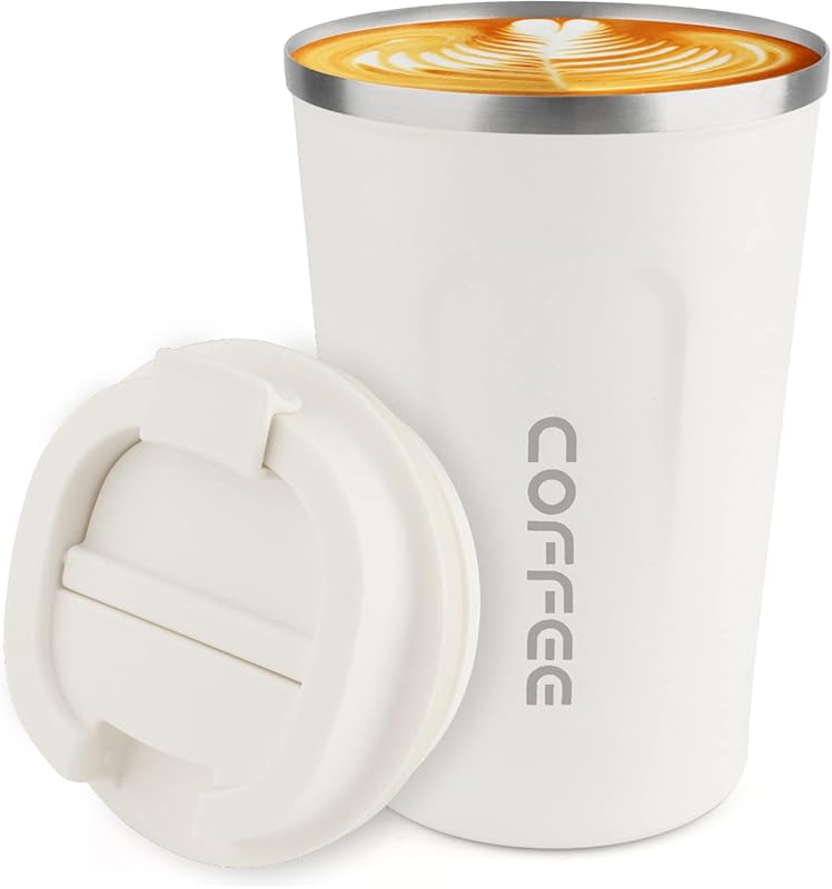 CS COSDDI 12oz Stainless Steel Vacuum Tumbler - Spill Proof Lid, Keeps