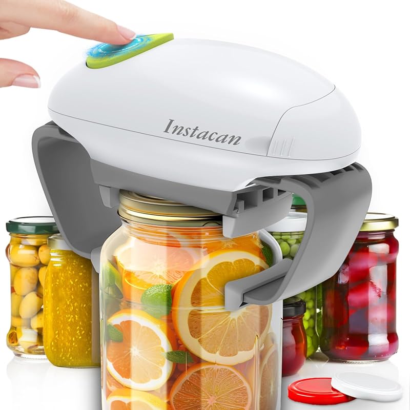 High Torque One-Touch Electric Jar Opener with Auto-Off: For Arthritic