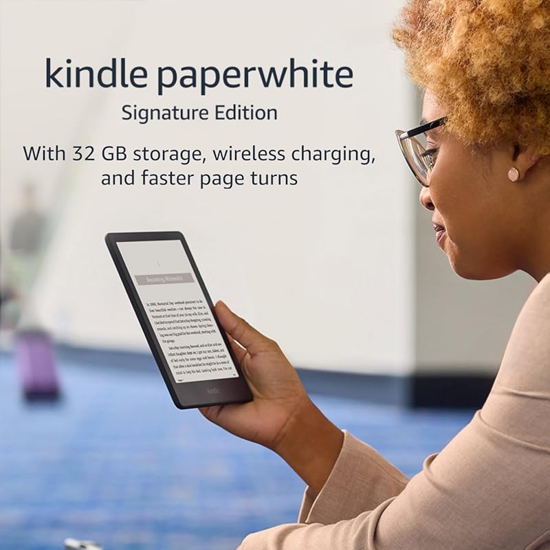 Amazon Kindle Paperwhite Signature Edition 32GB black: auto-adjusting