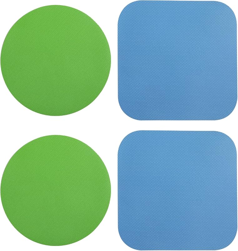 LUTER 4-Piece Silicone Jar Bottle Opener Gripper Pads - Multi-Function