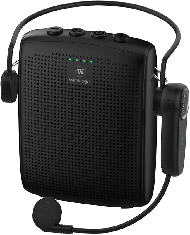 WinBridge WB002 Bluetooth Voice Amplifier with Wireless Headset Mic fo