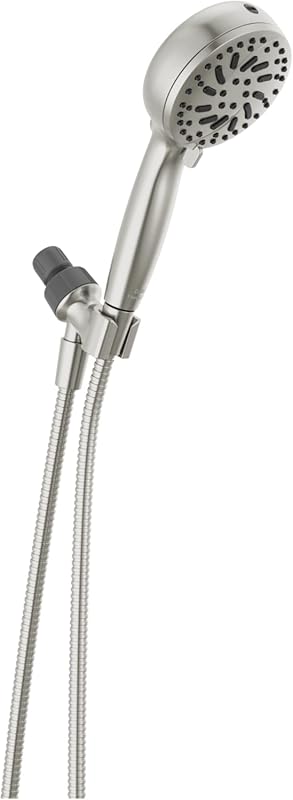 Delta Faucet ProClean Brushed Nickel Shower Head with Handheld - 6 Spr