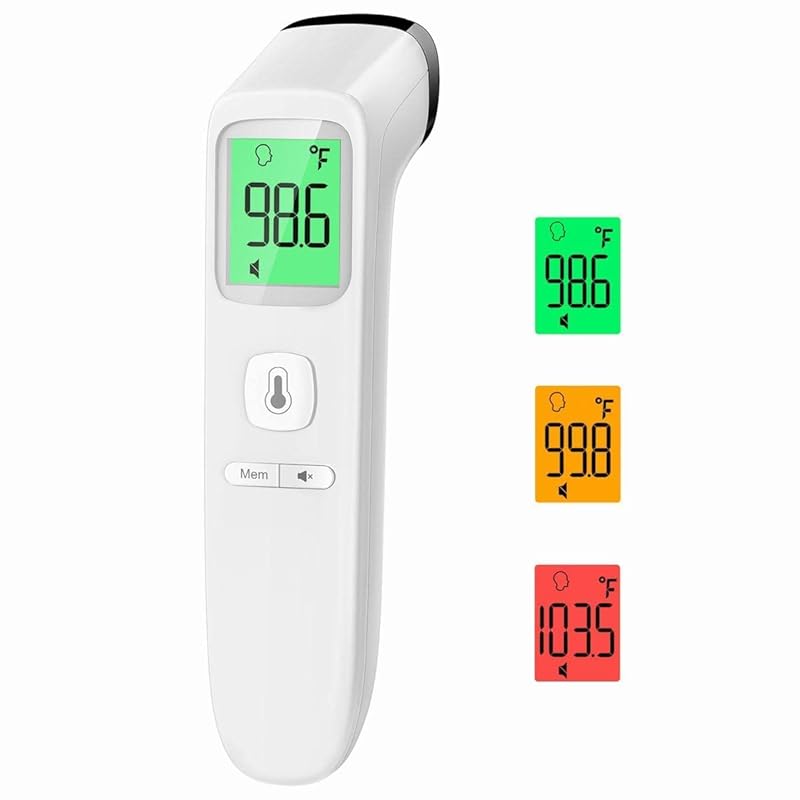 No-Touch Forehead Thermometer for Adults, Kids, Babies, and Elderly - 