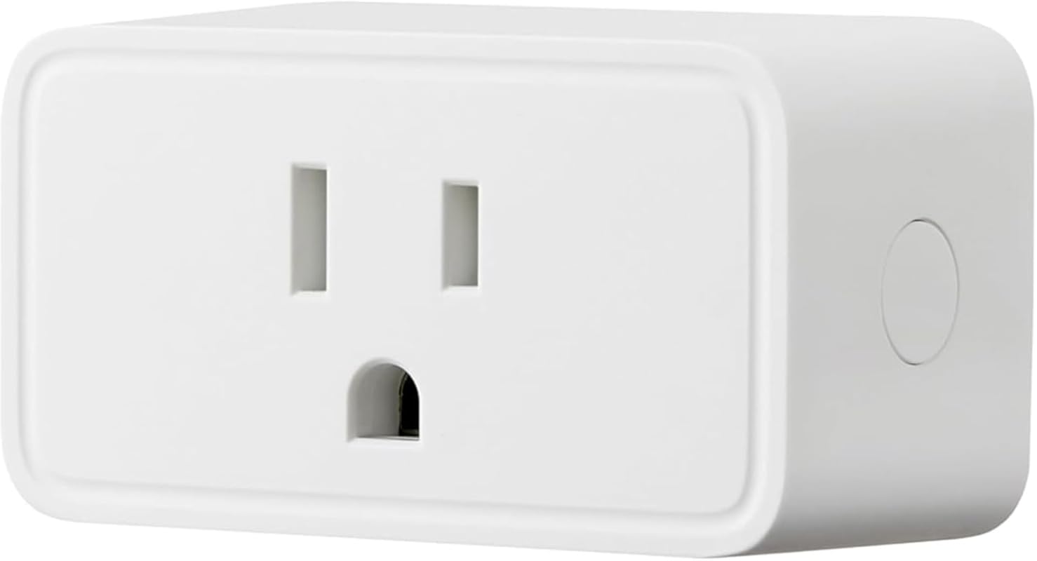 Amazon Basics Smart Plug: Timer, Voice Control, WiFi 2.4 GHz, Schedule