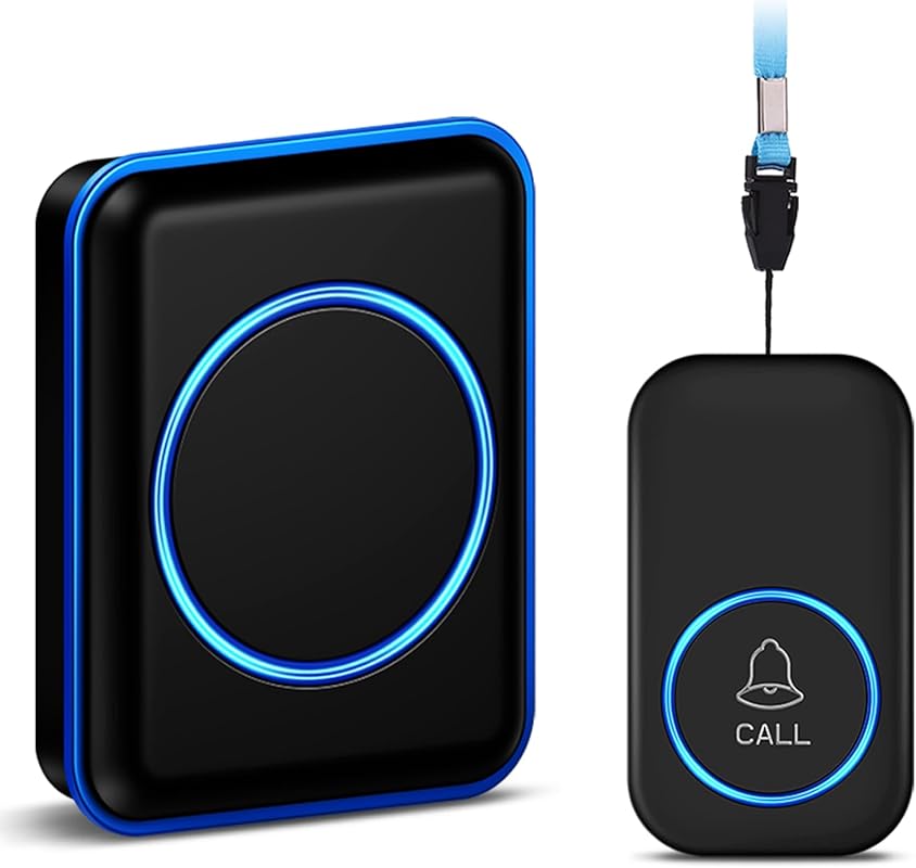 FullHouse Caregiver Pager: Wireless Call Button with SOS Alert, 1000+ 