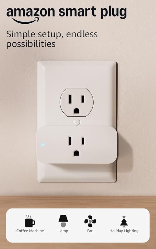 Amazon Smart Plug 2-Pack: Works with Alexa, Simple Setup, Endless Poss