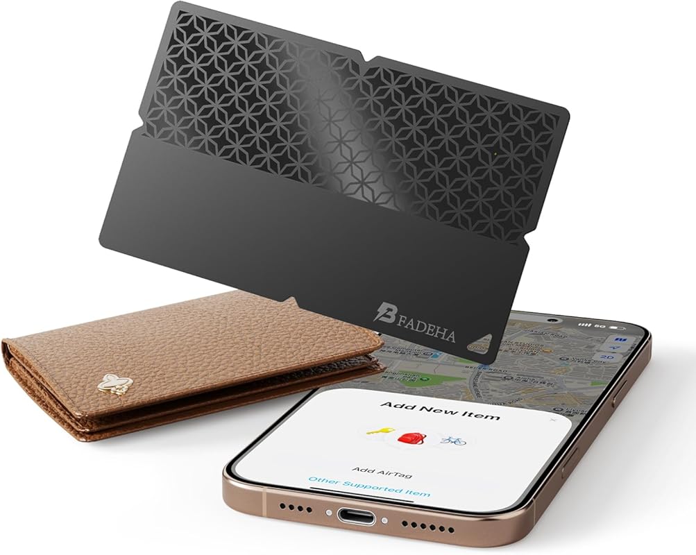 2026 Apple MFi Bluetooth Tracker for Apple Find My: 5-10 Year Battery,
