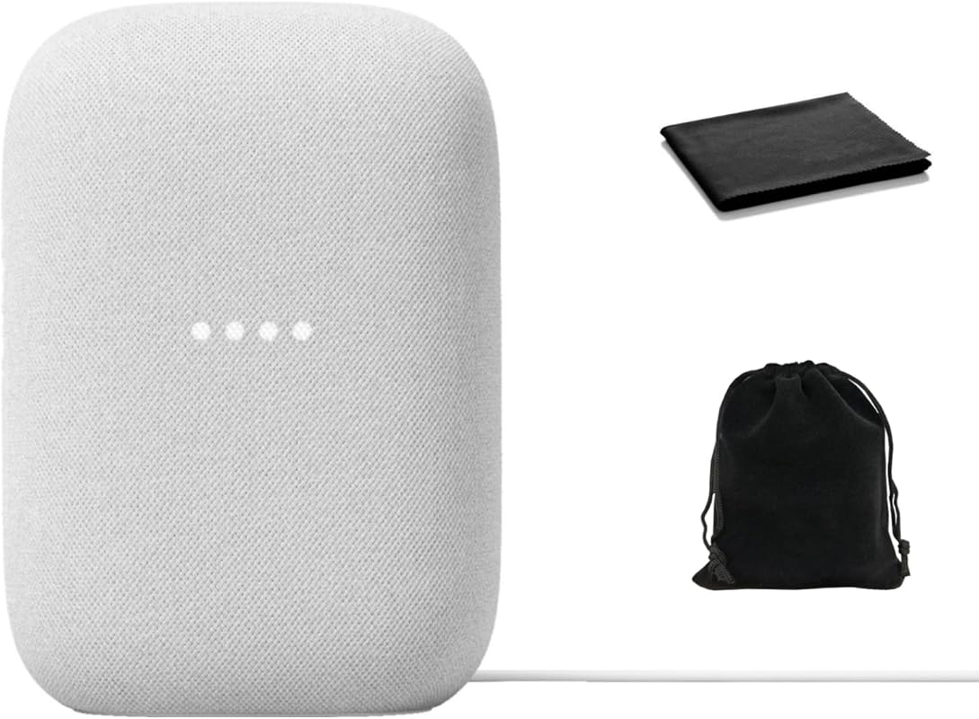 Google Audio Bluetooth Speaker with Wireless Streaming, Powerful Sound