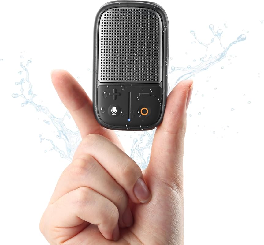 SUPERONE 2026 Wearable Bluetooth Speaker with Voice Assistant, IPX7 Wa