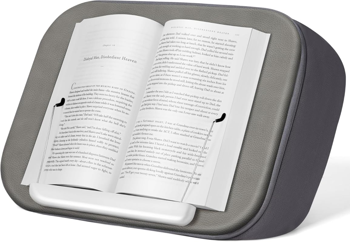 InnoGear Lap Beanbag Pillow Stand Book Holder, Hands-Free Tablet Mount