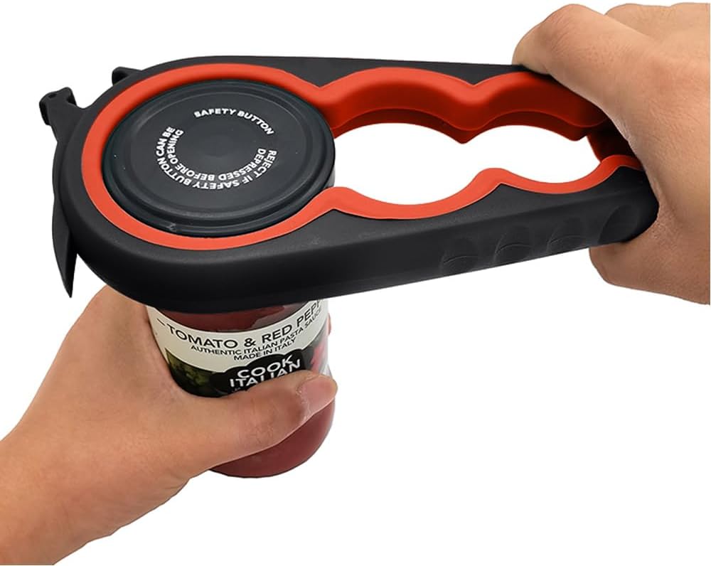 Otstar 3-in-1 Opener for Weak Hands and Seniors - Jar, Bottle, Can Lid