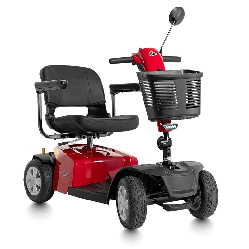 Rascal Conquest Heavy-Duty 4-Wheel Outdoor Mobility Scooter with Long-