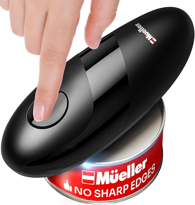 MUELLER HOME SmoothEdge Electric Can Opener: battery-operated one-touc