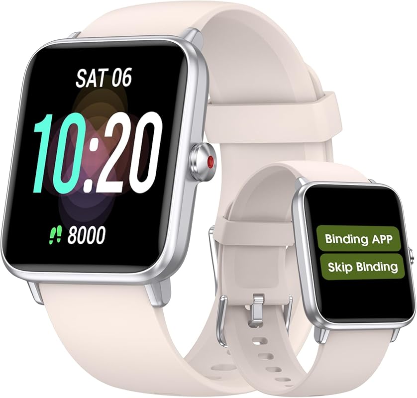 DAVIKO Pedometer Watch for Seniors: No App, Waterproof, Heart Rate Sle
