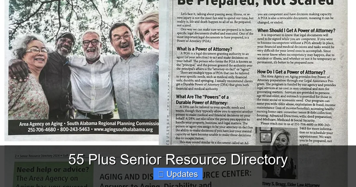 55 Plus Senior Resource Directory
