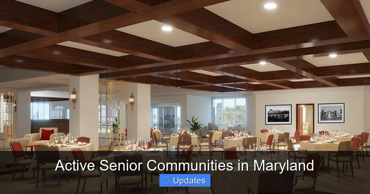 Active Senior Communities in Maryland