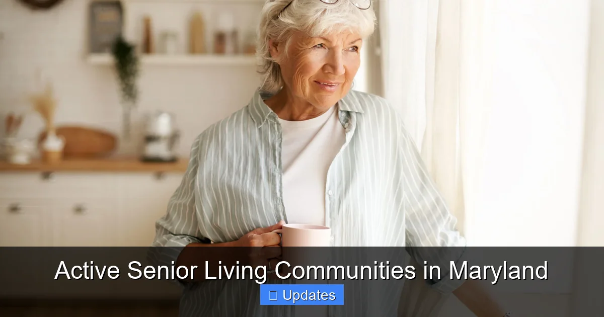 Active Senior Living Communities in Maryland