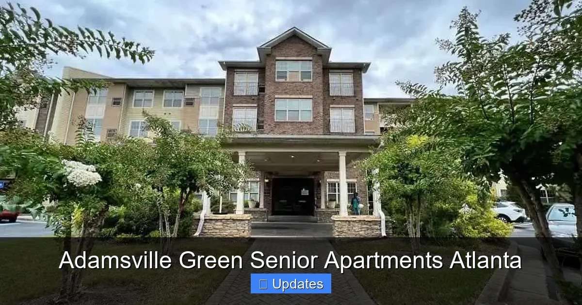 Adamsville Green Senior Apartments Atlanta