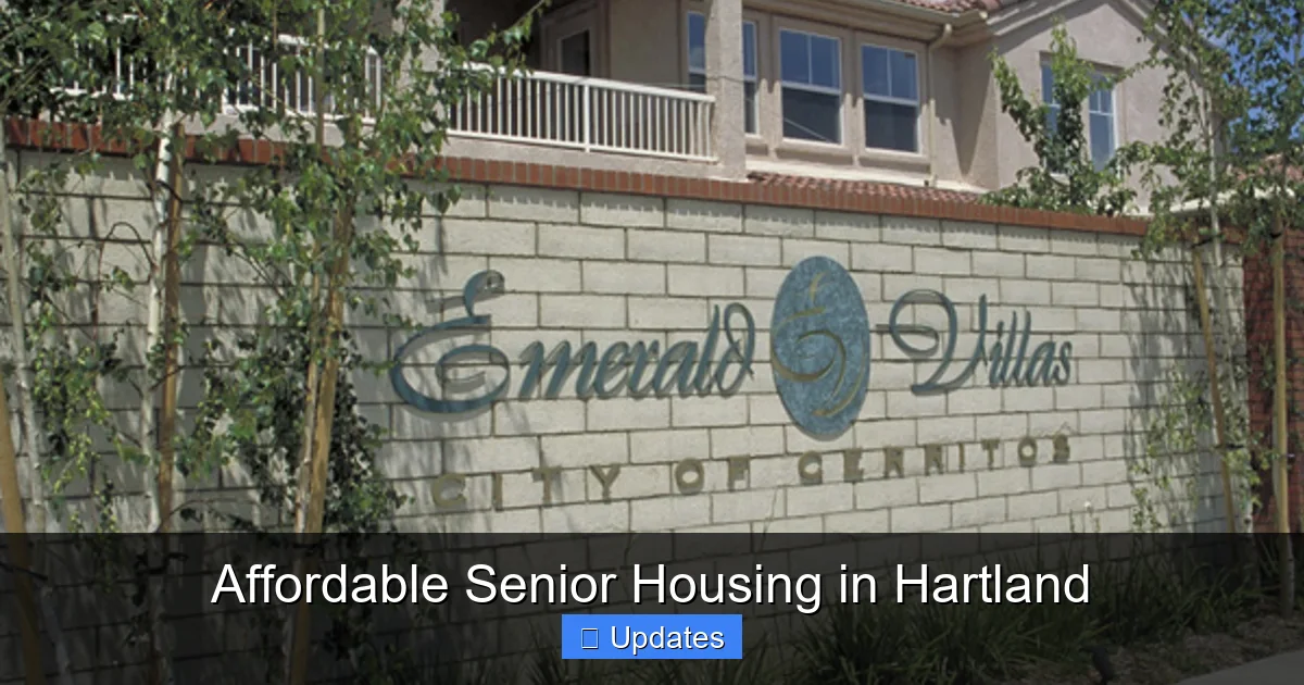Affordable Senior Housing in Hartland