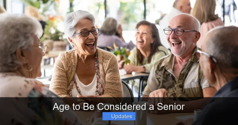 Age to Be Considered a Senior