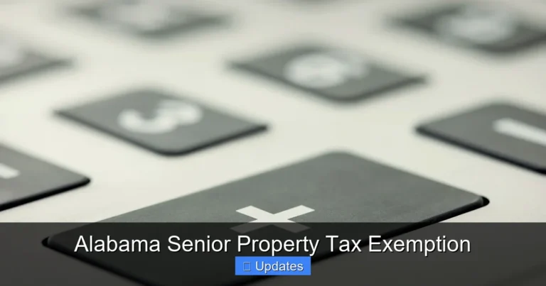 Alabama Senior Property Tax Exemption