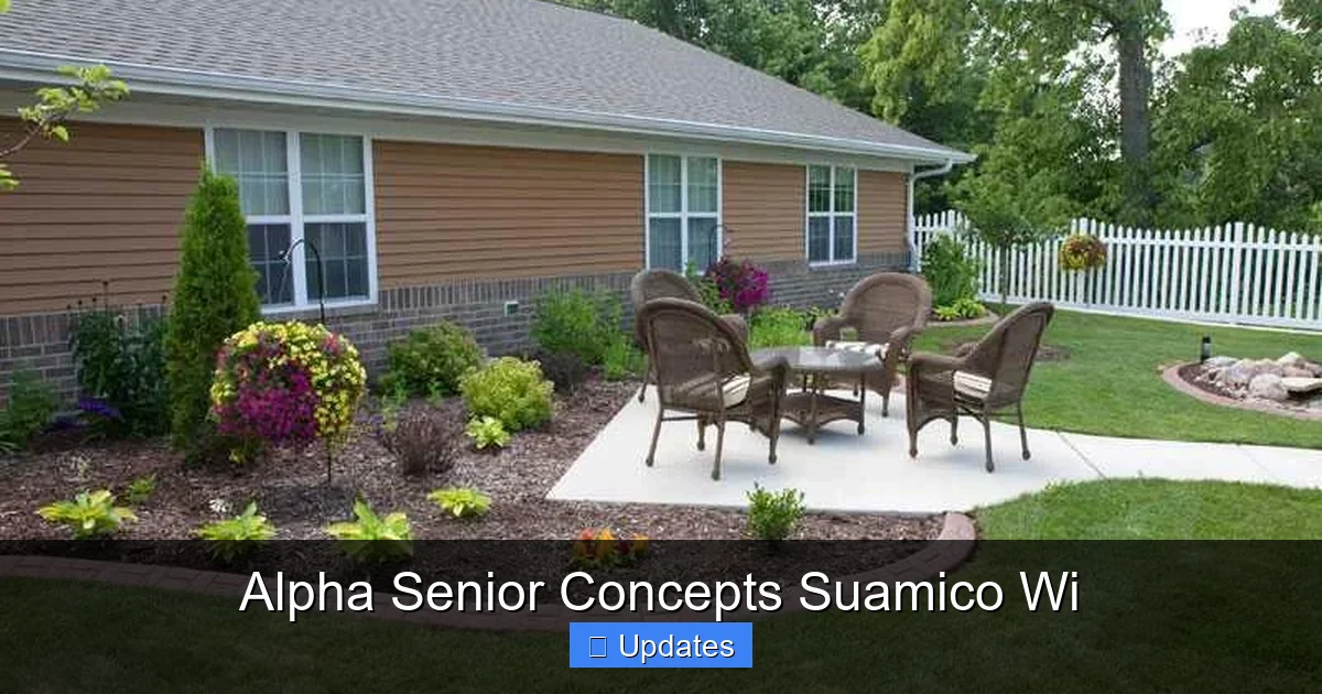 Alpha Senior Concepts Suamico Wi