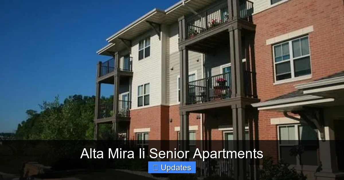 Alta Mira Ii Senior Apartments