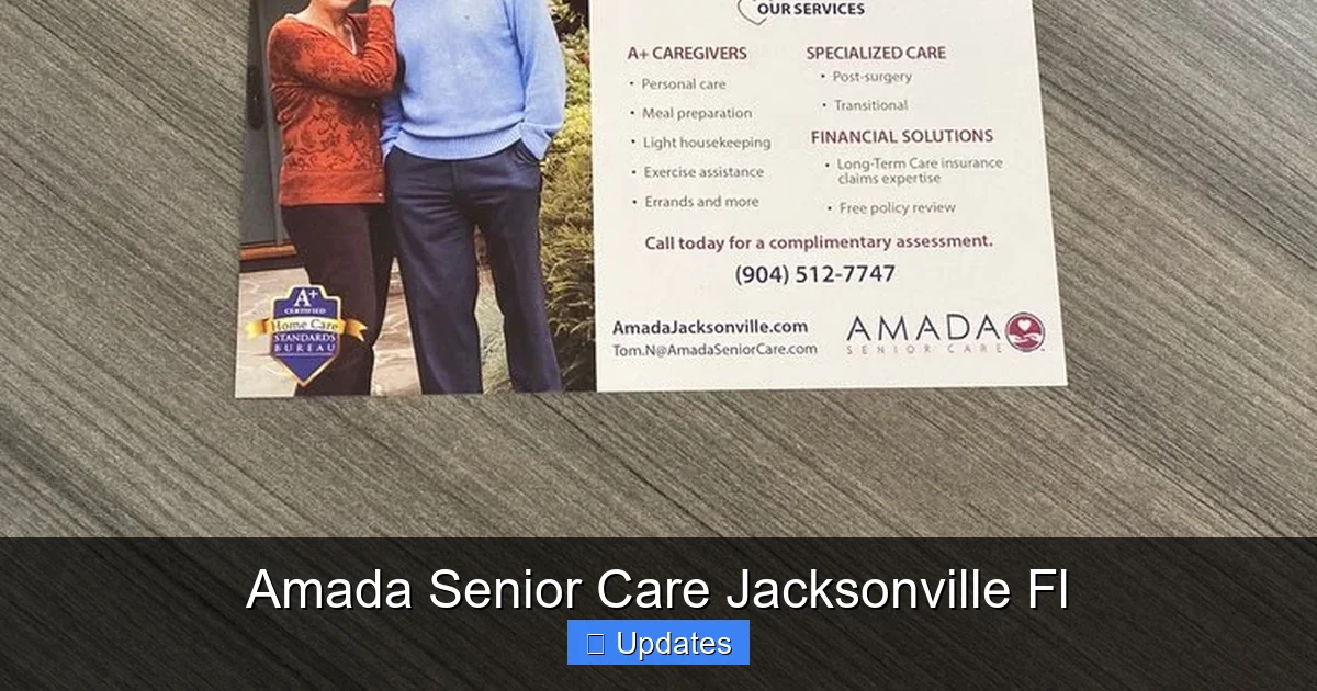 Amada Senior Care Jacksonville Fl