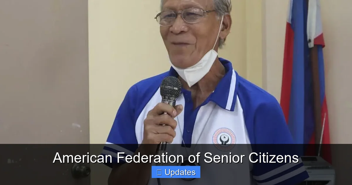 American Federation of Senior Citizens