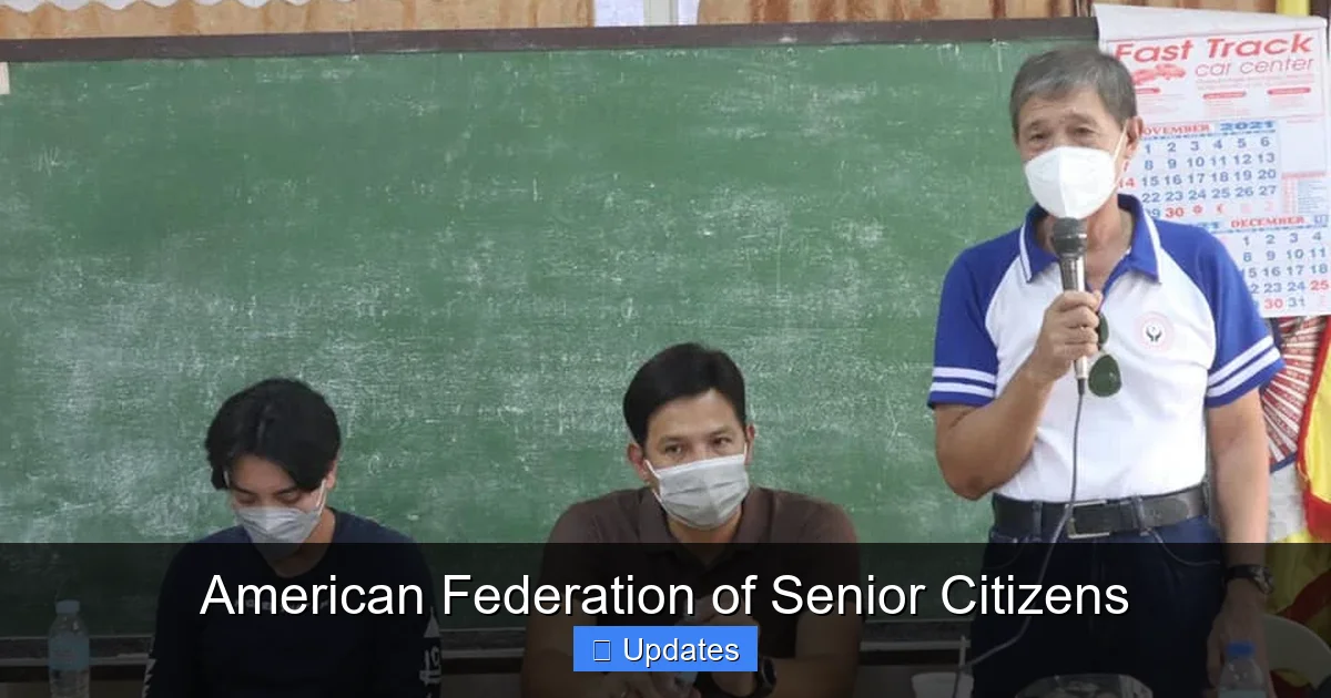 American Federation of Senior Citizens