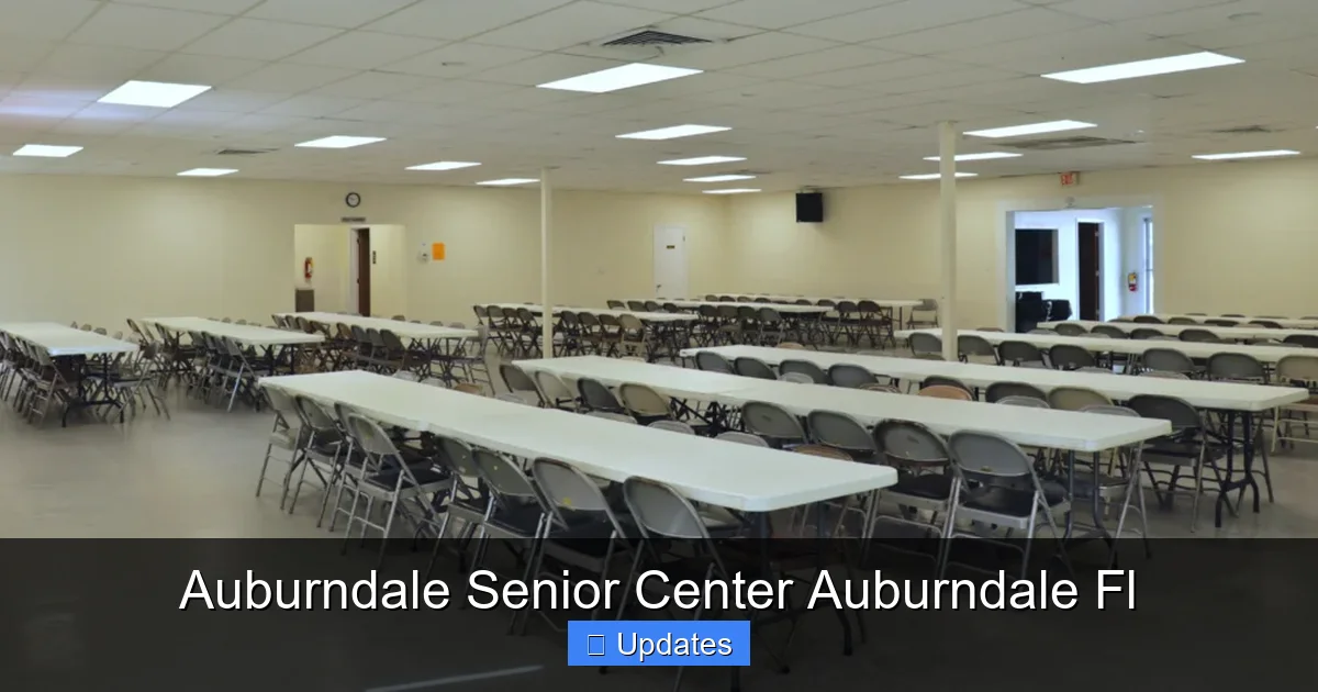 Auburndale Senior Center Auburndale Fl